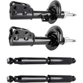 SCITOO Front and Rear Shock Absorbers Struts Compatible with 2007-2016 for Chevrolet for Equinox, 2010-2016 for GMC for Terrain, 2007-2009 for Pontiac for Torrent, Replace 335072 335073 345055 4PCS
