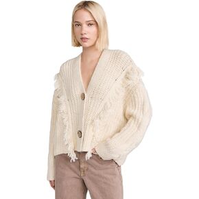 Line & Dot Women's Sade Fringe Cardigan