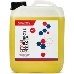 Gtechniq - W5 Citrus All Purpose Cleaner - Removes Oil and Grime with Ease; Does Not Damage Wax or Coatings; 100% Biodegradable; Use on Engine Bays or Carpet Stains to Remove Grease (1 Liter)