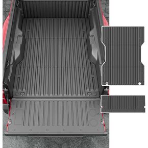 powoq حصيرة الباب الخلفي متوافقة مع 2024 2025 Toyota Tacoma Tailgate Protector TPE Tailgate Liner Truck Liner استبدال لـ 2024 2025 Toyota Tacoma Accessories (حصيرة الباب الخلفي) in Kuwait