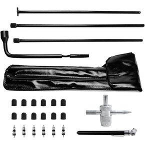 Spare Tire Removal Tool Kit Tire Lug Wrench Handle Tire Removal Replacement Kit Fit For Frontier Armada Pathfinder Xterra Titan Jx35 Qx4 Infiniti Qx56 Qx60