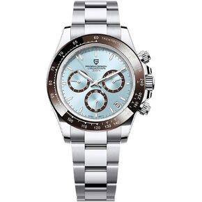 LACZ DENTON Pagani Design PD1644 Quartz Watches Mens Stainless Steel Men Chronograph Waterproof 100M Men Sports Clock Men Fashion Gift Business Casual Men Wristwatches…