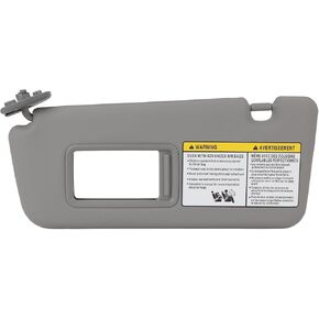 ciciglow Left Driver Side Sun Visor for RAV4 2004-2005, Gray Car Sun Visor Built in Makeup Mirror, Sun Visor for Car, UV Protection, Perfectly Match Original, ciciglowthm4w9dae0