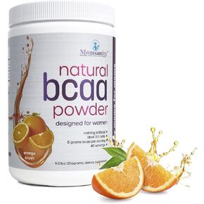 BCAA Pre Workout Powder for Moms | Naturally Sweetened with Stevia, Erythritol, & Monk Fruit to Help Build Energy Pre & Post Workout | 40 Servings (Raspberry Lemonade)