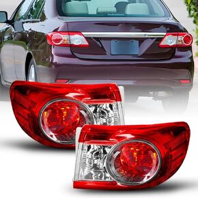 AUTOONE For Toyota Corolla Tail Lights Assembly, Tail Lamp Assembly Fit for 2011-2013 Corolla Rear Factory OEM Driver Side & Passenger Side, Without Bulbs