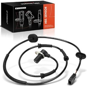 A-Premium Rear Left/Right ABS Wheel Speed Sensor Compatible with Audi A6 & A6 Avant 1997-2005 - Rear Driver or Passenger Side, Replace# 4B0927807J