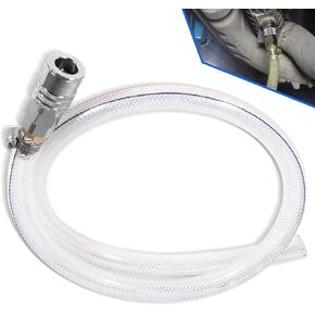 9996049 Radiator Coolant Drain Hose With Coupler Fitting Part Fit For Volvo Trucks D11, D12, D13, D16 Engines, For Mack Trucks MP7, MP8, MP10, ISX Engines