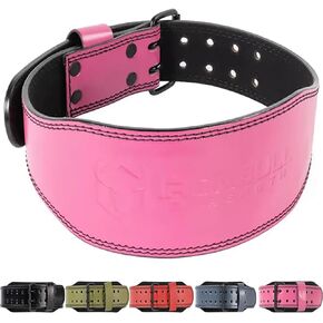 7mm Leather Weight Lifting Belt (IPF, USAPL, USPA, IPL USAW & IWF Approved) - 4" to 2" Tapered Premium Weightlifting Belt for Olympic Lifting, Powerlifting, Cross training, Gym, Workout & Weight Training - Weightlifting Belts for Men and Women