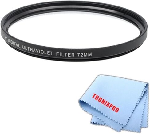 Tronixpro 62mm UV Protection Filter – HD Clear Digital Lens Protector for DSLR Camera, Reduces Glare & Ghosting in Saudi Arabia