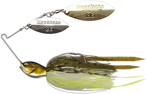 Megabass SV-3 Double Willow Spinnerbait - Hot Tiger, 3/4 oz in Saudi Arabia
