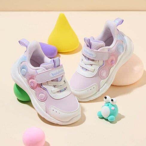 Balabala Unisex Toddler Fashion Walking Shoes, Hook and Loop Anti-Slip Toddler Shoes for Fall Winter in Saudi Arabia