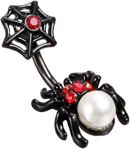 Belly Button Ring - Belly Button Piercing for Women Surgical Stainless Steel CZ Opal Pearl Belly Rings Clicker Belly Piercings Navel Piercings Pack in Saudi Arabia