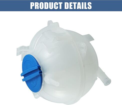 X AUTOHAUX Coolant Radiator Reservoir Tank 1K0121407A Coolant Overflow Expansion Bottle with Cap and Sensor for Volkswagen Jetta Tiguan Golf for Audi A3 Q3 TT in Saudi Arabia