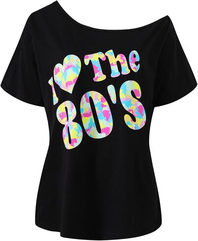 80s Ladies Costumes 80s Costumes Ladies Costumes Accessories Halloween Cosplay Retro Theme Party in Saudi Arabia