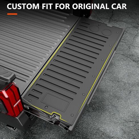 powoq حصيرة الباب الخلفي متوافقة مع 2024 2025 Toyota Tacoma Tailgate Protector TPE Tailgate Liner Truck Liner استبدال لـ 2024 2025 Toyota Tacoma Accessories (حصيرة الباب الخلفي) in Kuwait
