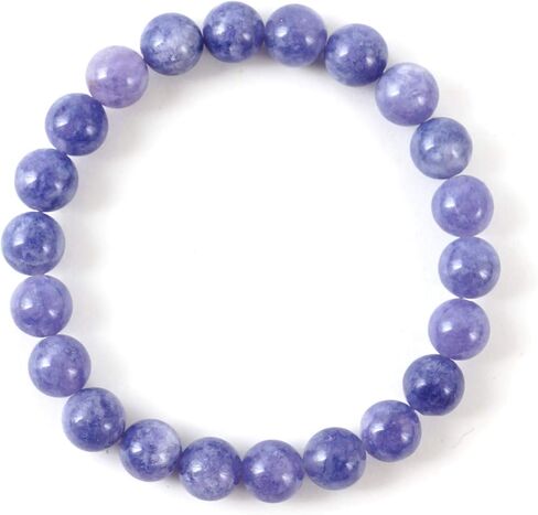Adabele 1pc Natural Stretch Gemstone Bracelet 8mm (0.31") Bead 7 Inch to 8.5 inch Healing Crystal Energy Quartz Chakra Jewelry Women Men Birthday Gift in Saudi Arabia
