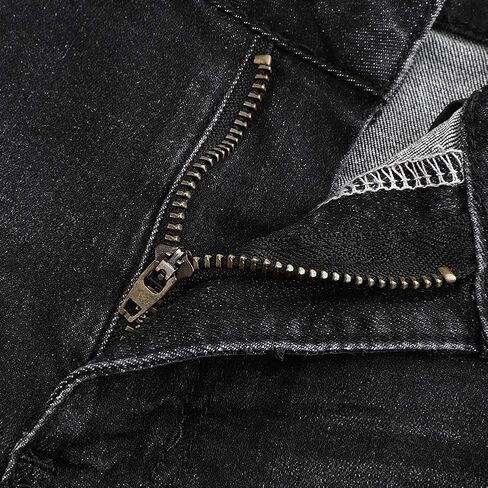 THUNDER STAR Women Mid Rise Ripped Stretchy Jeans Shorts Frayed Raw Hem Casual Denim Shorts in Saudi Arabia