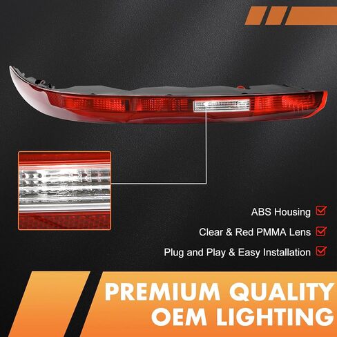 KAKSEY Rear Bumper Reflector Tail Light Fog Lamp Compatible with Audi Q7 2016 2017 2018 2019 2020 2021 2022 Replace 4M0945096A (Right Passgenger Side) in Kuwait