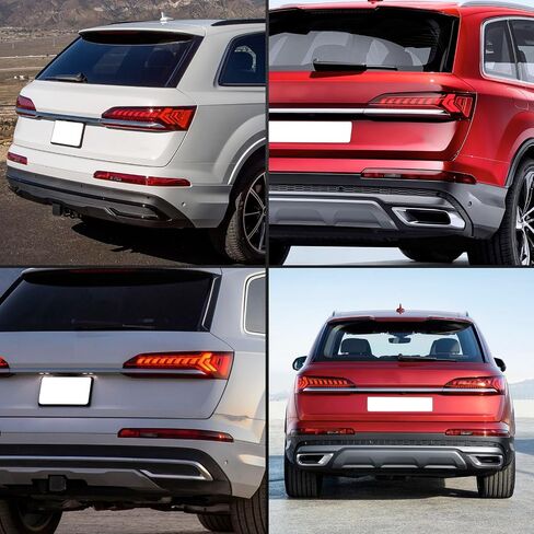 KAKSEY Rear Bumper Reflector Tail Light Fog Lamp Compatible with Audi Q7 2016 2017 2018 2019 2020 2021 2022 Replace 4M0945096A (Right Passgenger Side) in Kuwait