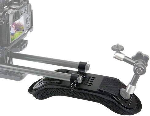 NICEYRIG Shoulder Pad with Rail Raiser /15mm Rods for Shoulder Rig System Video Camera DSLR Camcorders in Kuwait