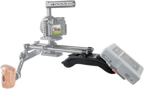 NICEYRIG Shoulder Pad with Rail Raiser /15mm Rods for Shoulder Rig System Video Camera DSLR Camcorders in Kuwait