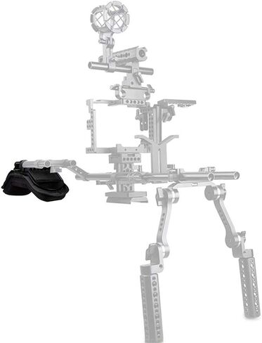 NICEYRIG Shoulder Pad with Rail Raiser /15mm Rods for Shoulder Rig System Video Camera DSLR Camcorders in Kuwait