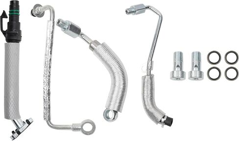 خط تصريف إرجاع الزيت التوربيني ومجموعة أنابيب تغذية الزيت المتوافقة مع 2012-2021 CHEVY SONIC CRUZE LIMITED TRAX1.4L 55567067 55568031 in Kuwait