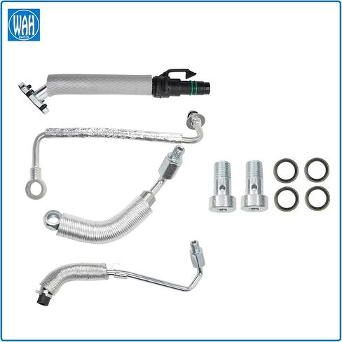 خط تصريف إرجاع الزيت التوربيني ومجموعة أنابيب تغذية الزيت المتوافقة مع 2012-2021 CHEVY SONIC CRUZE LIMITED TRAX1.4L 55567067 55568031 in Kuwait