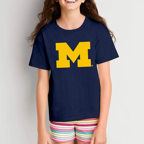 NCAA Primary Logo, Team Color Youth T Shirt, College, University in Kuwait
