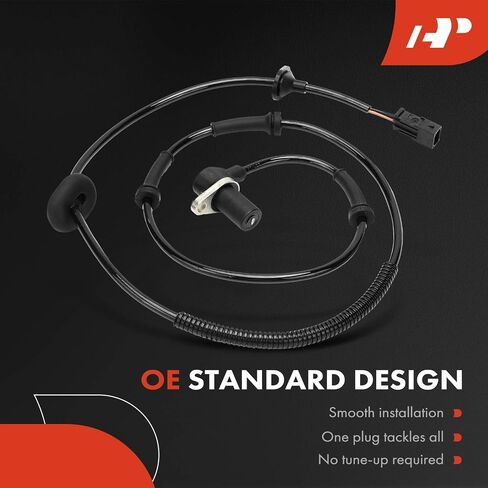 A-Premium Rear Left/Right ABS Wheel Speed Sensor Compatible with Audi A6 & A6 Avant 1997-2005 - Rear Driver or Passenger Side, Replace# 4B0927807J in Saudi Arabia