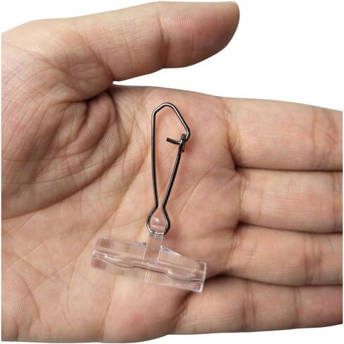 Sinker Slide with Hooked Snap Fishing Line Connector 30-60pcs Fishing Accessories in Saudi Arabia