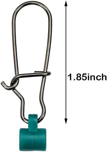 Sinker Slide with Hooked Snap Fishing Line Connector 30-60pcs Fishing Accessories in Saudi Arabia