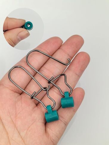 Sinker Slide with Hooked Snap Fishing Line Connector 30-60pcs Fishing Accessories in Saudi Arabia