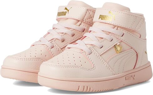 PUMA Unisex-Child Rebound Layup Mid Hook and Loop (Little Kid) Sneaker in Kuwait