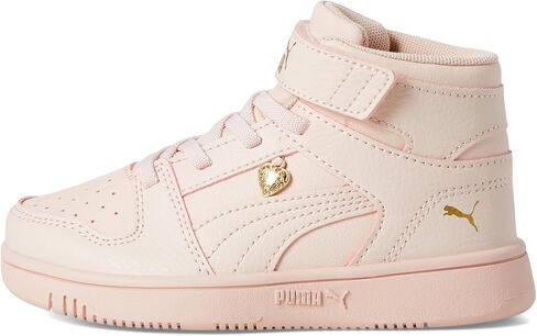 PUMA Unisex-Child Rebound Layup Mid Hook and Loop (Little Kid) Sneaker in Kuwait