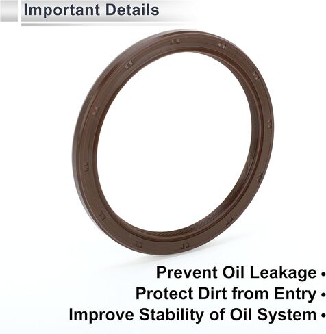 Rear Crankshaft Oil Seal for Hyundai Sonata 1999-2019 for KIA SORENTO 2011-2020 Main Seal No.1052A118 1 Pc in Saudi Arabia