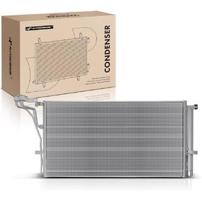 A-Premium Air Conditioning A/C Condenser Compatible with Hyundai Genesis Coupe 2013-2016 V6 3.8L, Replace# 4424, 4430, 976062M600