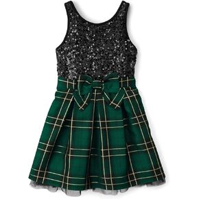 The Children's Place Girls' Sleeveless Dressy Dresses, Spruceshad Sequin, Small