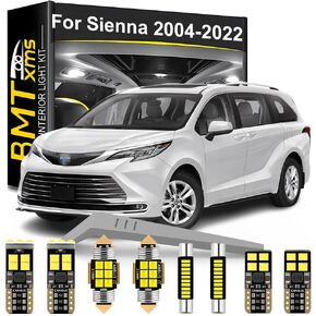 LED Interior Light Replacement for Toyota Sienna 2004 2005 2006 2007 2008 2009 2010 2011 2012 2013 2014 2015 2016 2017 2018 2019 2020 2021 2022