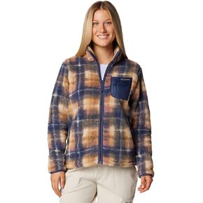 Columbia Women's West Bend Print Full Zip II, Nocturnal Omblur, XX-Large