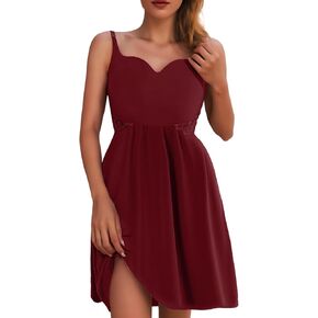 Women Nightgown Babydoll Lingerie Dress Sexy Sleepwear Mini Slip Chemise Nightwear in Saudi Arabia