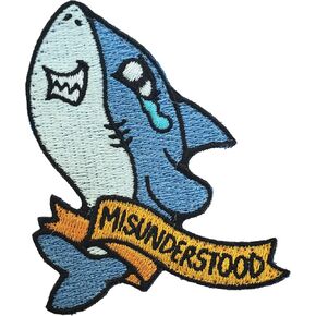 Misunderstood Shark Patch - Hook and Loop Tactical Morale Patch