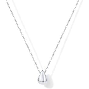 ONLYJUMP 14K Gold Plated Tear Pendant Necklace for Women Dainty Minimalist Teardrop Necklace Simple Elegant Waterdrop Necklaces Silver Chain Necklace Layering Cute Pendant Choker Necklaces Trendy Jewelry Gift