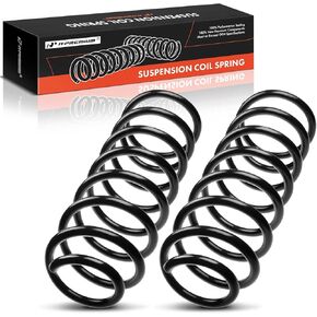 A-Premium 2Pcs Rear Suspension Coil Spring Set Compatible with Toyota Land Cruiser 100 1998-2007 4.7L, Driver and Passenger Side, Replace# 48231-6A690