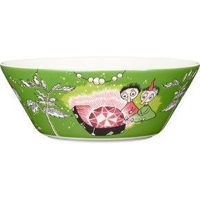 Arabia Moomin Bowl 5.9in Thingumy and Bob Green
