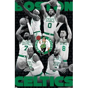 Trends International NBA Boston Celtics - Team 24 Wall Poster, 34L x 22.4W, Unframed Version