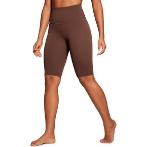 شورت CRZ YOGA للسيدات Butterluxe Biker مقاس 10 بوصات - شورت عالي الخصر للتمارين الرياضية واليوجا واليوجا والألياف اللدنة ناعم زبداني