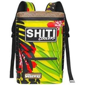 حقيبة ظهر جانبية ناعمة من SHITI Coolers للحفلات على الشاطئ أو حمام السباحة أو الباب الخلفي أو التخييم - حافظة خلفية محمولة - معزولة ومقاومة للتسرب - أداء عالي ولكنها رائعة للغاية (متسابق منتصف الليل)