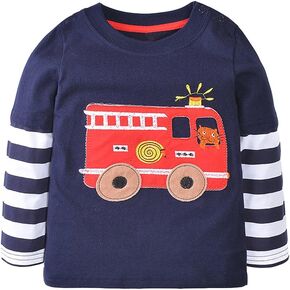 Little Boys Kids Long Sleeve T-Shirts