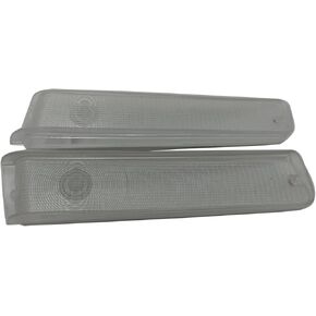 1 Pair Left Right Front Turn Signal Lights Clear Transparent Compatible With 73 74 75 76 77 78 79 FORD F-150 F150 Truck and 78-79 Bronc